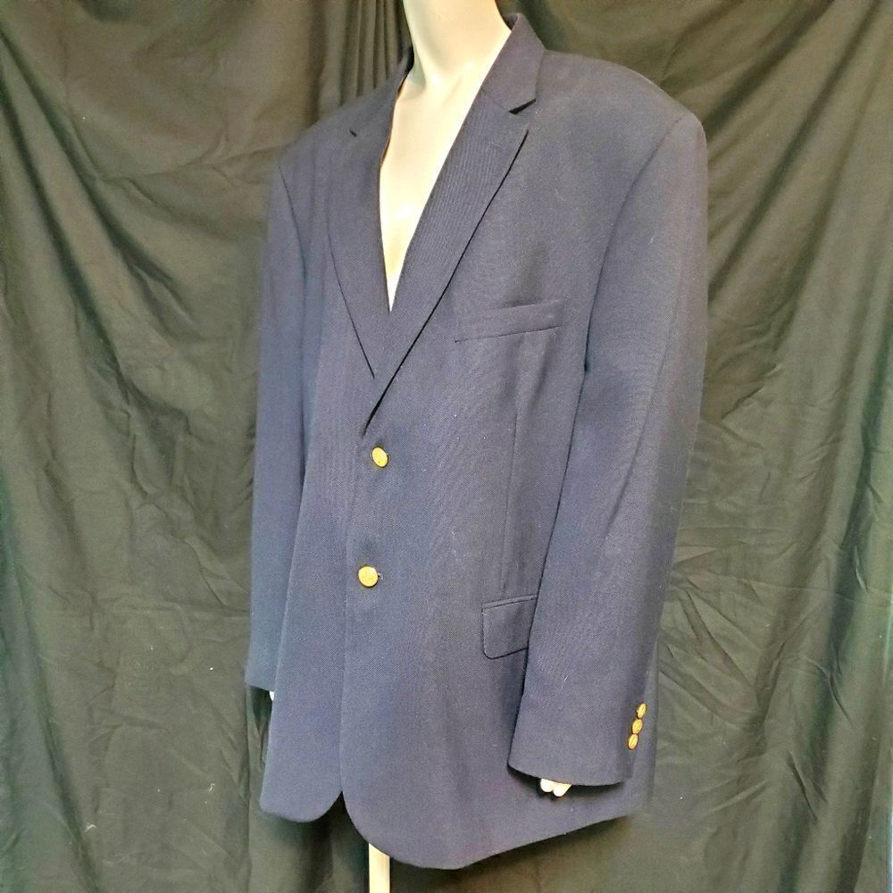 Stafford Blue Blazer (46R)